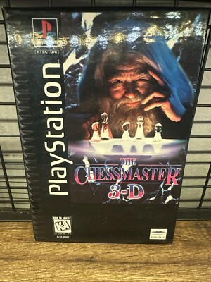 Chessmaster 3-D Longbox PS1 PlayStation 1 - Complete CIB