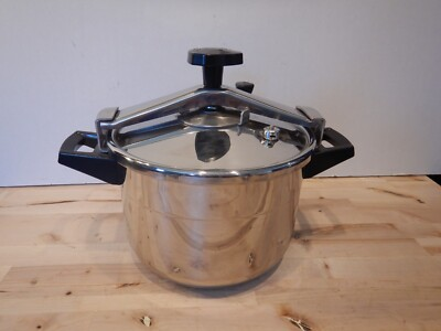 #ad Heavy BRA Bravo Stainless Steel Pressure Cooker 8 Liter Spain INOX 18 10 $90.00