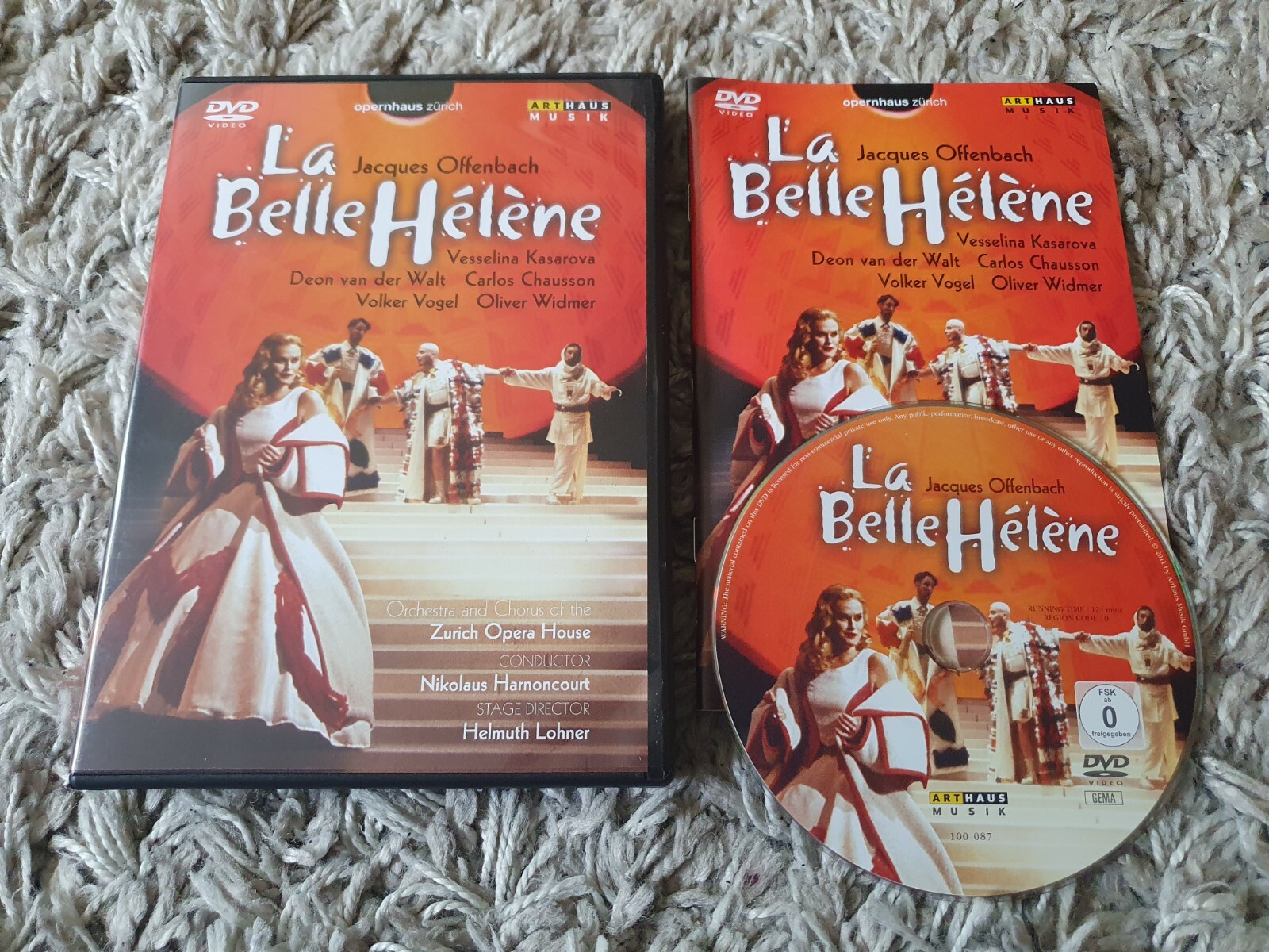 La Belle Helene Dvd Jacques Offenbach ArtHaus Musik Zurich Opera House 1997