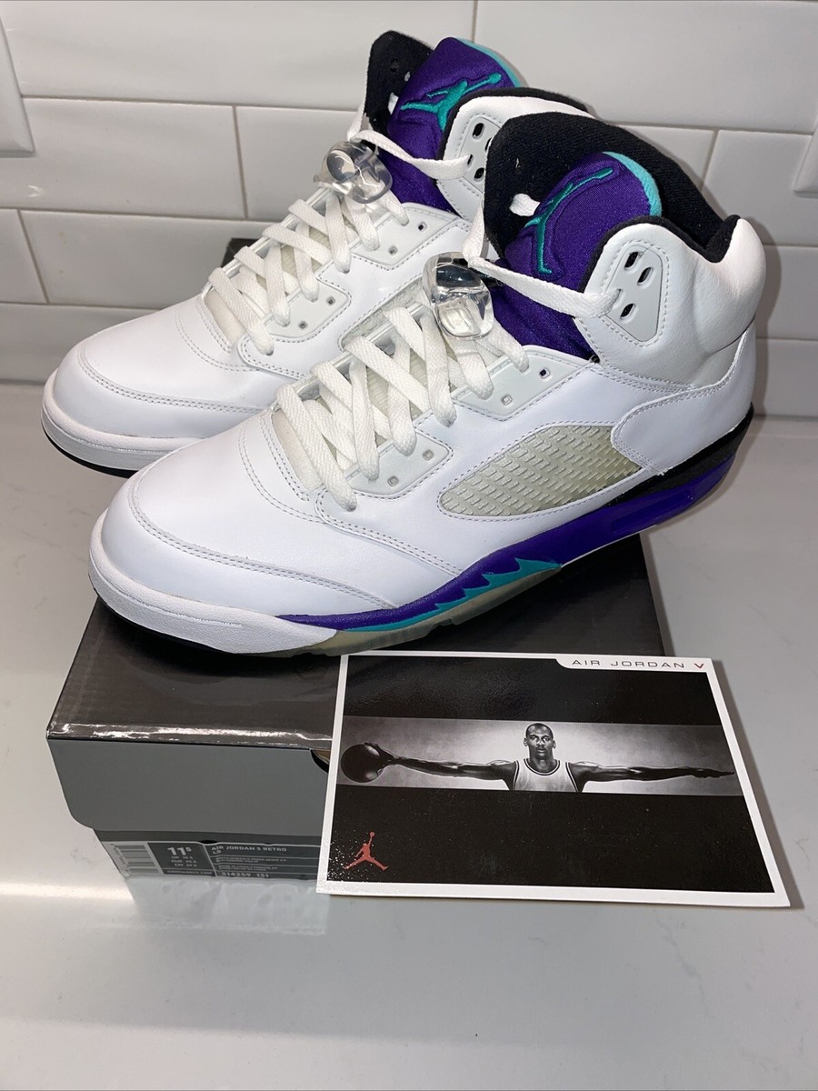 2006 Size 11.5 DS Nike Air Jordan 5 Retro Emerald Green  display picture 2