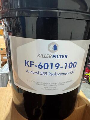 5 Gallons ISO100 Synthetic Compressor & Vacuum Pump Oil Replaces Anderol 555