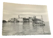 Vintage Postcard RPPC  MARSEILLE   Le Chateau D'lf If Castle 4”x6”      UNPOSTED