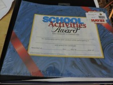 School Activities Award NEW PACK OF 25