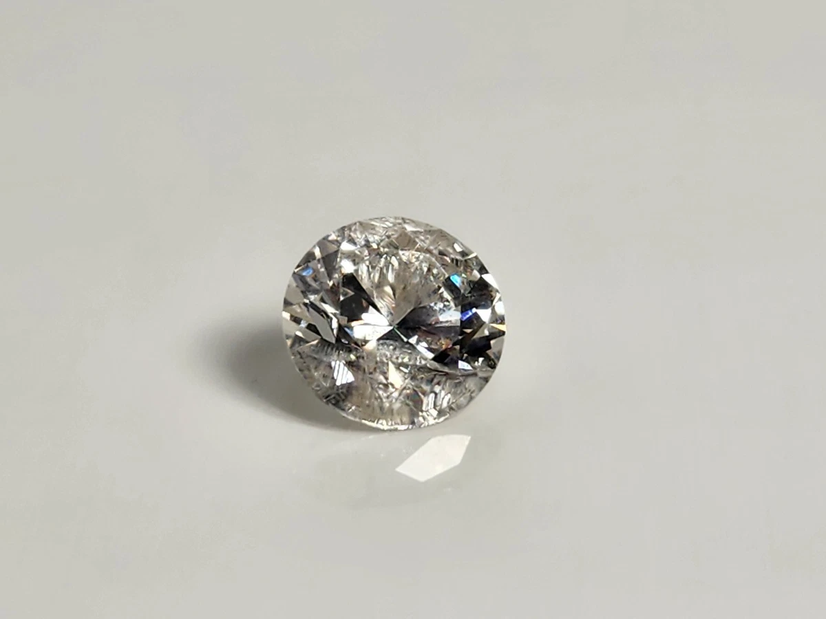 3.08 Ct J Color I2 Clarity Round Cut Lab Grown Diamond Lab Diamond