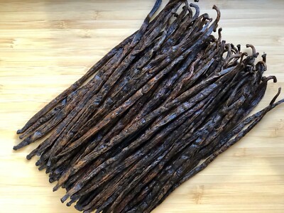 60 Madagascar Grade B Extract Grade Bourbon Vanilla Beans [5-6 inches]