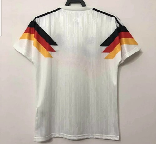 MAGLIA GERMANIA OVEST ITALIA '90 CALCIO SHIRT MONDIALI S M L XL ADIDAS BREHME - Picture 2 of 9