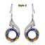thumbnail 5 - Gorgeous 925 Silver Drop Earrings for Women Crystal Jewelry A Pair/set