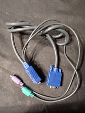 VGA MALE TO MALE PC MONITOR CABLE AND SVGA S-VIDEO CABLE