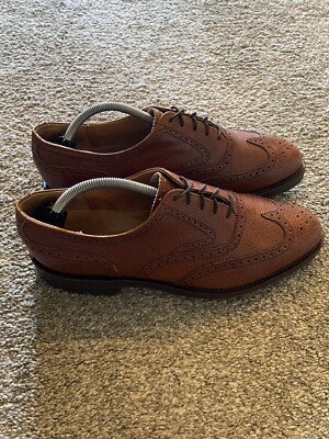 Cole Haan Mens 11 Benchmade in England Commando Itshide Brown Leather Oxfords MEN main image 2