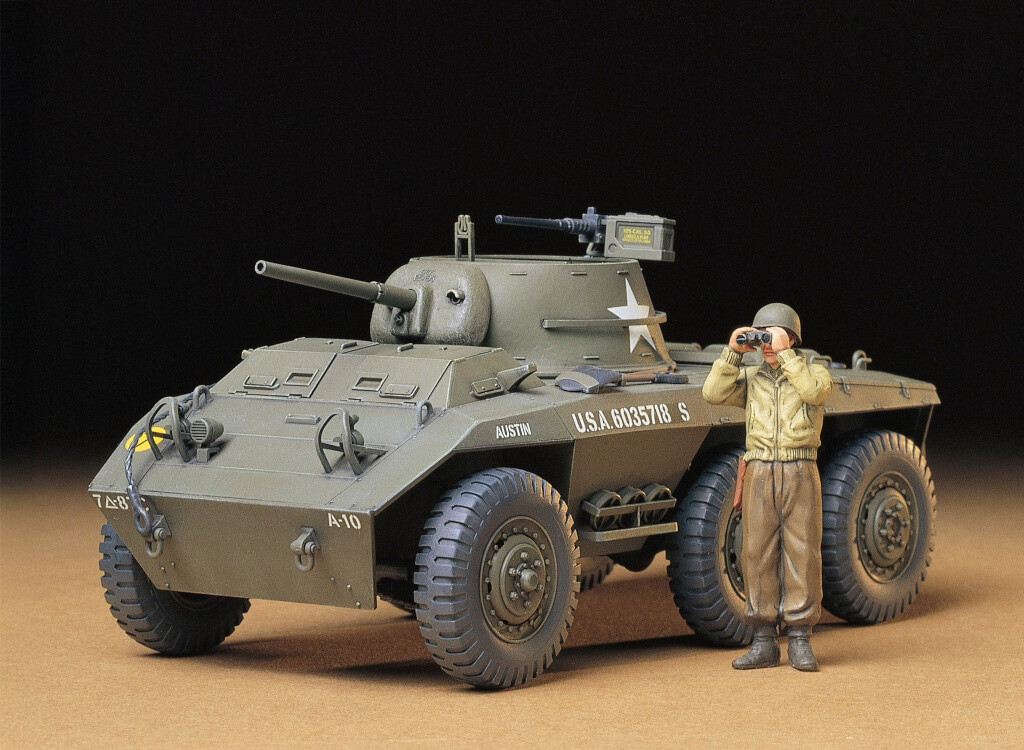 Tamiya Model Kit U.S. M8 'Greyhound' Light Armored Car 1/35 Model Kit 35228