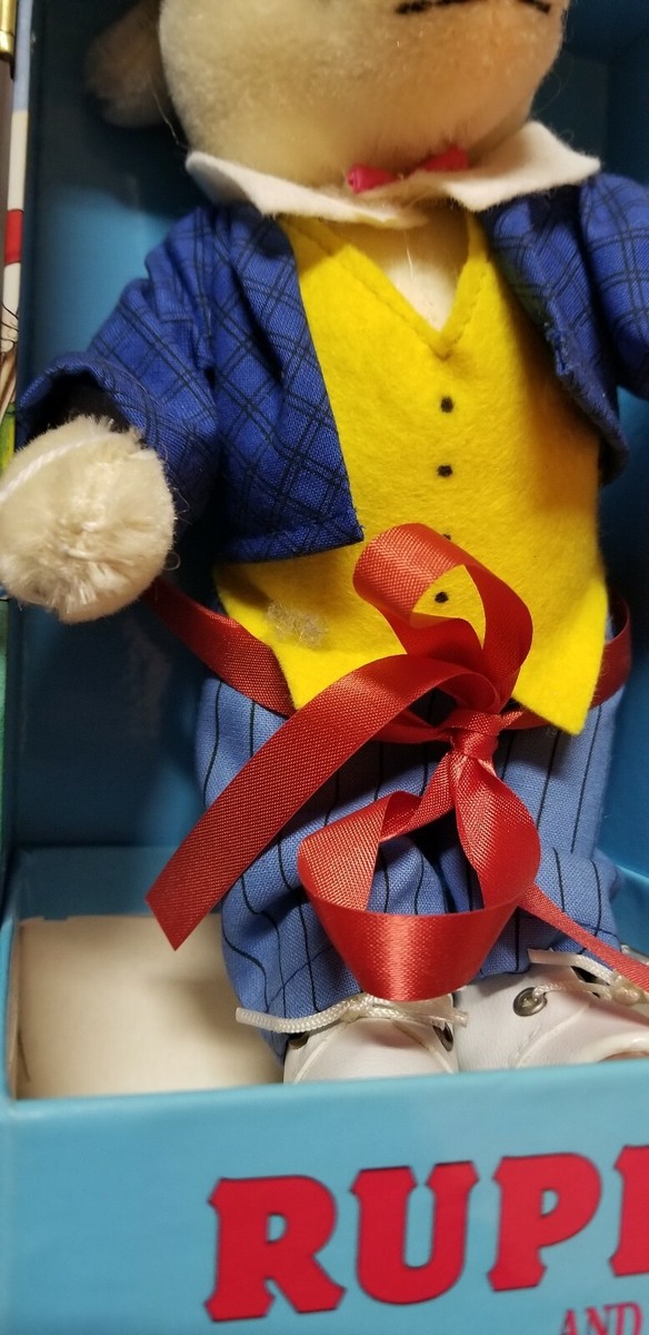 Rupert and Friends Merrythought Vintage and VHTF Rare Teddy Bear