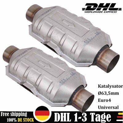 200 Zeller EURO 3/4 Rennsport Katalysator Keramik Anschluss Ø63,5mm bis 4000cm³ 