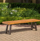 Garden Outdoor Patio Chair Dining Bench Furniture Porch Park Seat Yard Deck Love