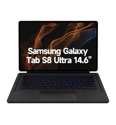 Dexnor für Samsung Galaxy Tab S8 Ultra Tastatur Hülle mit Multi-Touch Trackpad