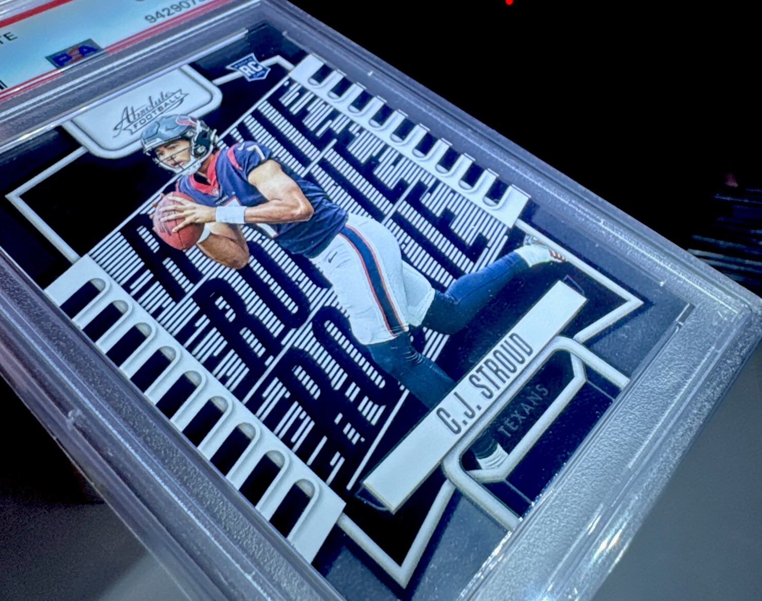 2023 Panini Absolute - Rookie #102 CJ Stroud (RC) Houston Texans PSA 10 view 3