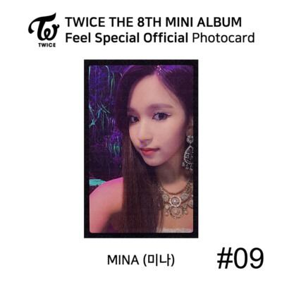 TWICE 8th Mini Album Feel Special Official Photocard MINA KPOP K