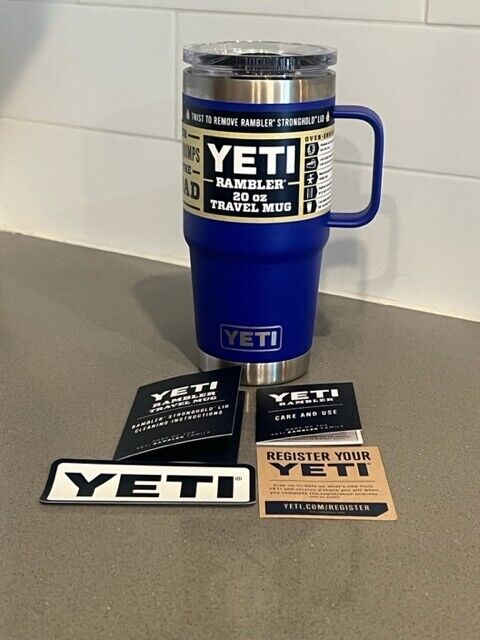 YETI Rambler 20oz Travel Mug in limited edition Offshore YETI Rambler 20oz Travel Mug in limited edition Offshore