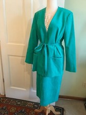 Vtg ULTRA SUEDE Womens Skirt Suit Jacket and Skirt Size Small. EEUC