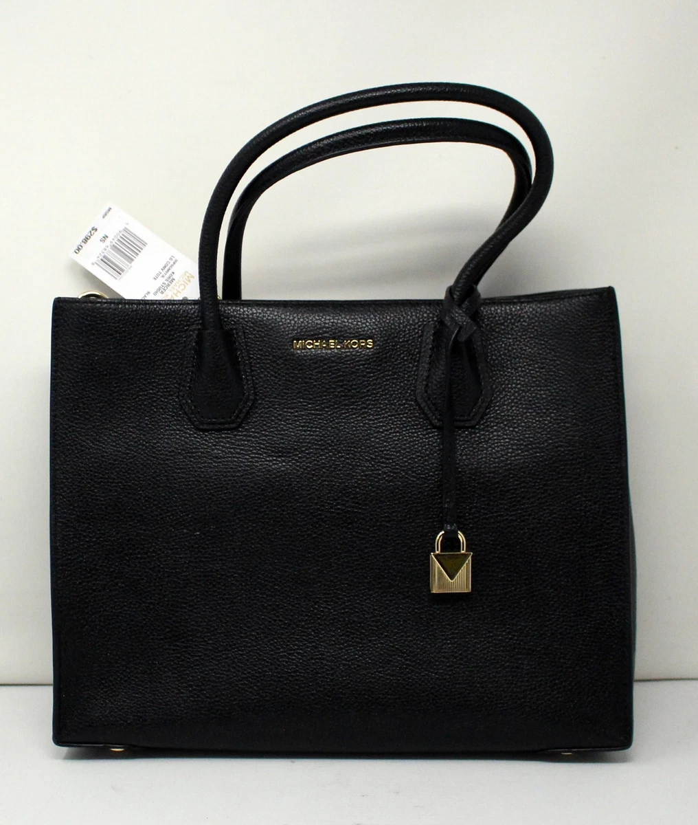 Michael Kors Mercer Lg Convertible Tote Black