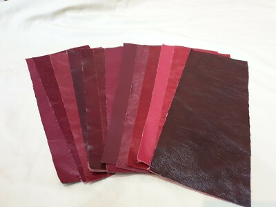 Rottöne, weinrot 100 % Leder Ableger 14 Zoll x 5,5 Zoll 1,1 mm Sie erhalten 1 Stück Handwerk 