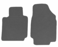 Velours Fußmatten für Nissan Micra III K12 Bj. 2003 - 2010 NEU VORNE GRAU PREM