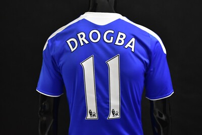 2011-2012 adidas Chelsea FC Home Shirt DROGBA #11 SIZE S (adults