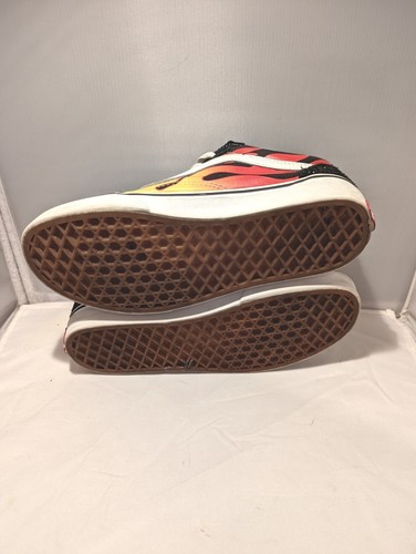 VANS Old Skool Suede Hot Flames Shoes Kid Unisex Skateboarding Sneaker M 5 W 6.5 - Picture 5 of 7