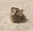 vintage sterling silver spoon ring