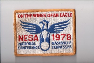1978 NESA On The Wings Of An Eagle National Conference patch