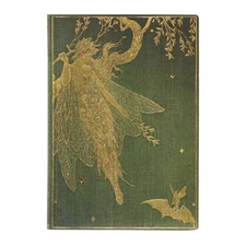 Paperblanks Olive Fairy Lang's Fairy Books Softcover Flexi MIDI Lined Elastic Ba