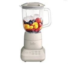 Bella Flip and Store Blender Oatmilk: 10-Speed Countertop Blender NEW