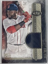 2016 Topps Tier One David Ortiz Relic Card 054/299 Boston Red Sox