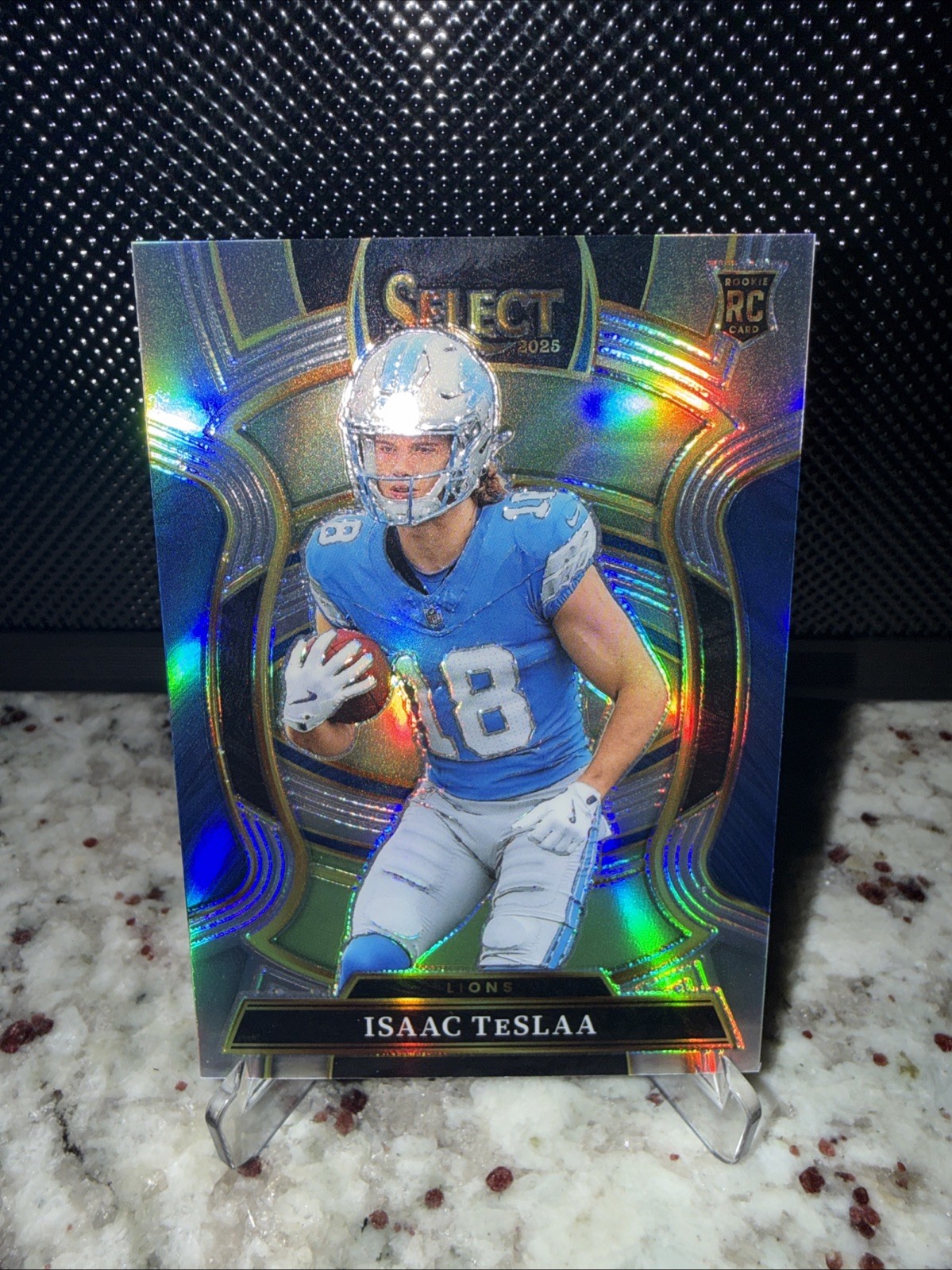 2025 Panini Select Isaac Teslaa Rookie Concourse Detroit Lions