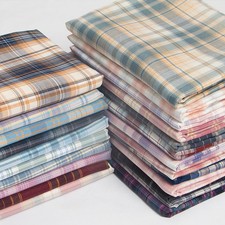 1M Checkered Fabric Material for DIY Pleated Skirt Clothing Sewing Fabric 150cm