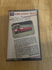 1963 20 Greatest Hits Original Artists Cassette Very Good