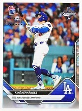 2025 Topps Now Kike Hernandez World Series Champions Platinum Member SP #WS-12