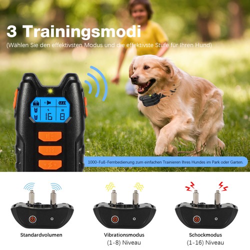 Elektroschock Pet Dog Training E-Halsband Anti-Bark Obedience Stromschlag! - Bild 10 von 18