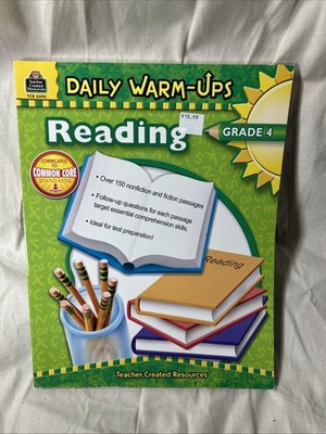 Reading, Grade 4 by Sarah Clark (2006, Trade Paperback)