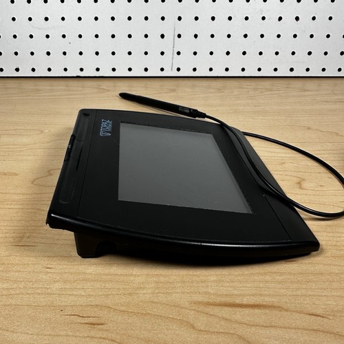 Topaz T-LBK766SE-BHSB-R Signature Pad Black w/ Cord Tested/Working **READ** - Afbeelding 4 van 7