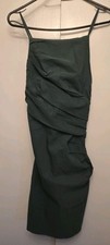 Women's Green Shift Dress Size Medium by Zara 30 Inch Waist 32 Inch Chest