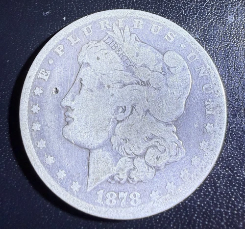1878 CC Morgan Silver Dollar - Rare Carson City Mint - Circulated