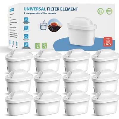 Wasserfilter Kartuschen, Ersatz für Brita Maxtra Plus, 12 Stück, kompatibel m...