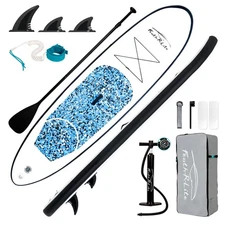 Inflatable Stand Up Paddle Board 10'x30''x6'' Ultra-Light (16.7lbs) SUP with ...