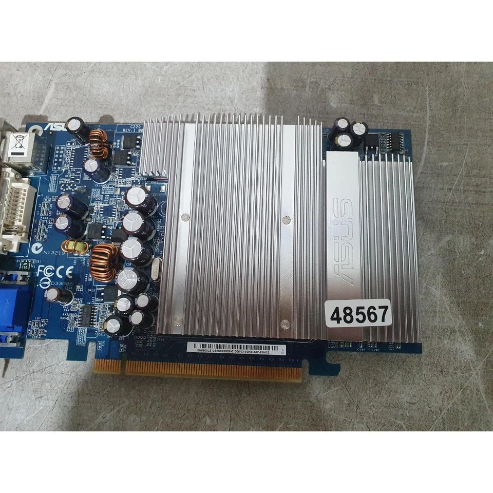 ASUS EN6600 LE Silencer NVIDIA GeForce 6600 LE Graphics Card DDR 256 MB PCIe x16 - Image 3 of 4