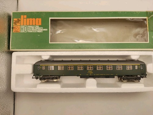 LIMA 9124 Carrozza Passeggeri 1° Classe +  Arredo INTERNO E LUCI SNCF In BOX  H0 | Zustand: Usato
