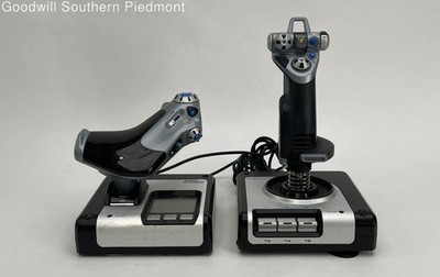 Saitek X52 Flight Control System Joystick and Throttle with Cable - Tested