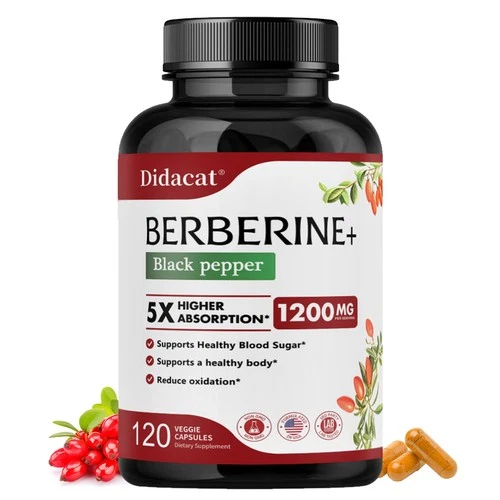 Berberine Supplement Strengthen The Immune System Promote Metabolism 120 Capsule