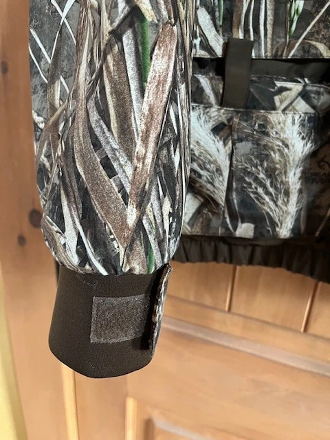 Chaqueta Refugio Aves Acuáticas Drake Para Hombres Pequeña Realtree Max 5 Magnattach Camuflaje Caza Foto 4 de 4