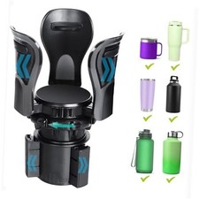 Car Cup Holder Expander, Cup Holder Insert Adapter with Expandable Arm and