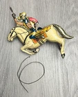1938 Marx The Lone Ranger Hi-Yo Silver Tin Litho Roping Horse READ